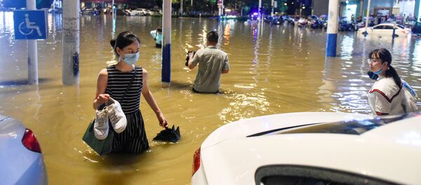 Наводнение в Хэфэй. Китай - 俄羅斯衛星通訊社
