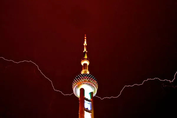 Молния над Пудуном, Шанхай Молния над Пудуном, Шанхай - 俄羅斯衛星通訊社