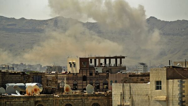 也门首都萨那遭遇空袭  - 俄罗斯卫星通讯社
