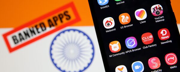 Забаненные китайские приложения в Индии - 俄罗斯卫星通讯社