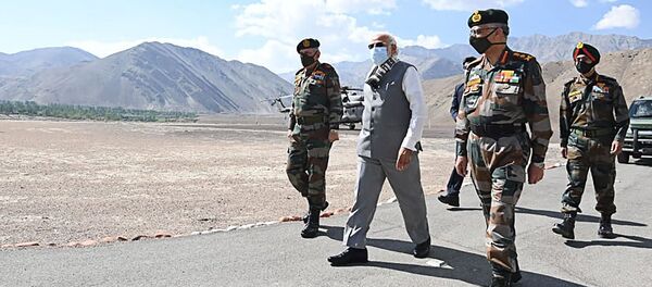 Премьер-министр Индии прибыл с визитом в Ладакх Премьер-министр Индии прибыл с визитом в Ладакх - 俄罗斯卫星通讯社