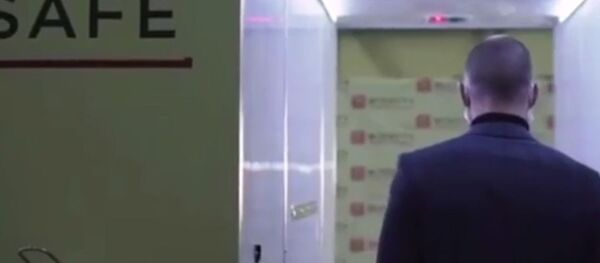 Российский туннель для дезинфекции - 俄罗斯卫星通讯社