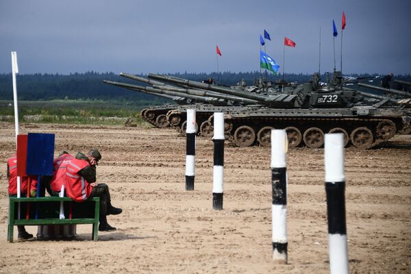 莫斯科州“坦克兩項”競賽的最後階段 - 俄羅斯衛星通訊社