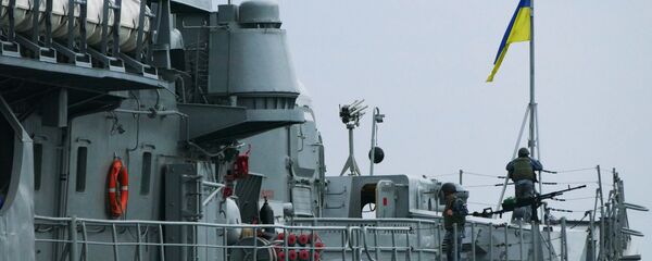 Украинский фрегат Гетман Сагайдачный в морском порту Одессы - 俄罗斯卫星通讯社