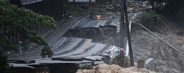 媒體：日本西南部宣佈疏散23萬人 - 俄羅斯衛星通訊社