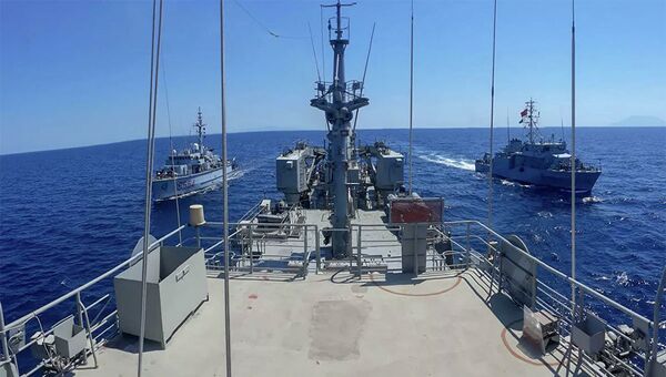 Корабли НАТО в Эгейском море - 俄罗斯卫星通讯社