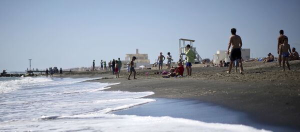 Пляж в Италии - 俄罗斯卫星通讯社