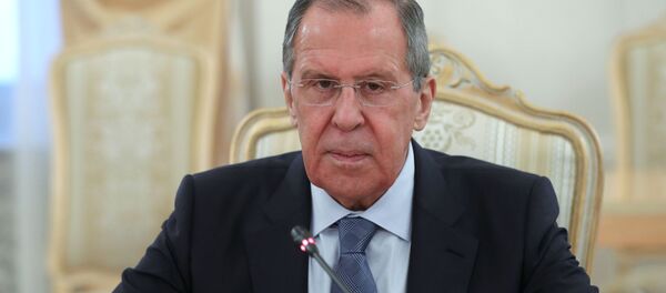 Министр иностранных дел РФ Сергей Лавров во время встречи в Москве с председателем Палаты депутатов (парламента) Ливии Акилой Салехом Министр иностранных дел РФ Сергей Лавров во время встречи в Москве с председателем Палаты депутатов (парламента) Ливии Акилой Салехом - 俄罗斯卫星通讯社