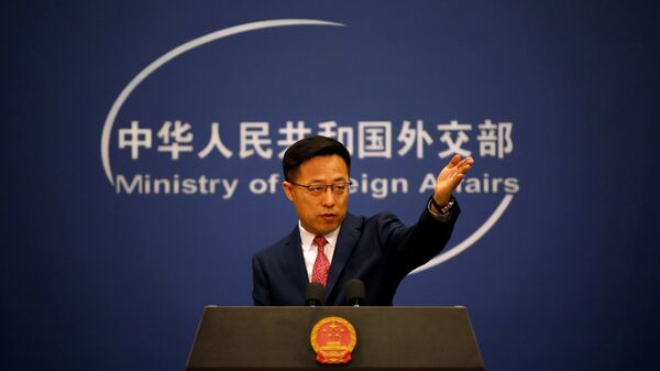 Представитель МИД Китая Чжао Лицзянь - 俄罗斯卫星通讯社